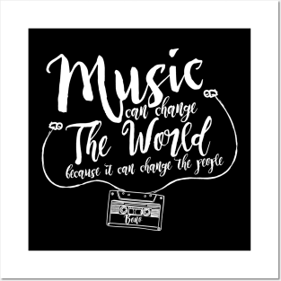 Music Change The World Posters and Art